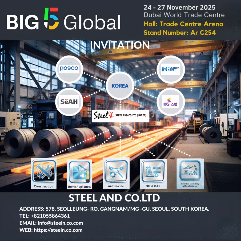 Big 5 Global 2025 invitation for Steel And Co. Ltd