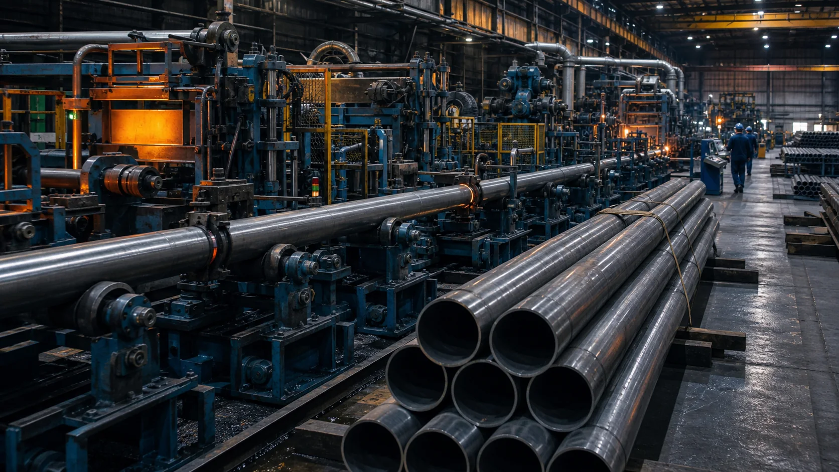 Pipes, Tubes and Project Materials production and supply visual